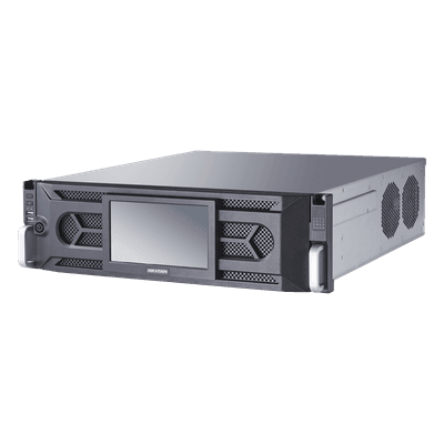 NVR 12 Megapixel (4K) / 64 Canales IP / 16 Bahías de Disco Duro / 4 Tarjetas de Red / RAID con Hot Swap / Reconocimiento Facial IDS-96064NXI-I16(B) HIKVISION
