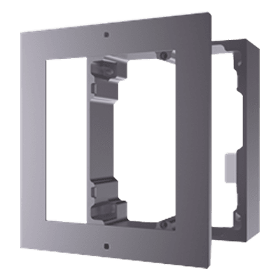 Base de Montaje para Videoportero IP / 1 Espacio / Superficie / Aluminio / -40°C a +60°C (-40°F a 140°F) / 117 x 107 x 32.7 mm (4.61 x 4.21 x 1.29 in)