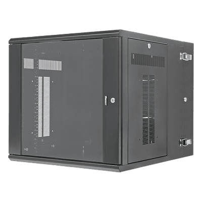 Gabinete de Montaje en Pared / 12 UR / 19in / 762mm (2.5 ft) Profundidad / Ventana de Seguridad / Acero PZWMC1230W PANDUIT
