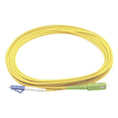 Jumper de Fibra Óptica / LC/UPC-SC/APC / Monomodo OS1/OS2 / Simplex / 1 m (3.28 ft) / PVC Amarillo LP-FO-LCU-SCA-01 LINKEDPRO BY EPCOM