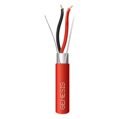 Cable para Alarmas de Incendio / 2x16 AWG / Blindado / Riser FPLR / 305 m (1000.7 ft) / PVC Rojo 4406-1104 GENESIS