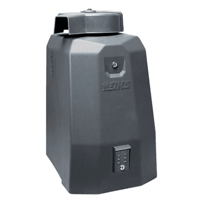 Operador Para Puertas Abatibles / Motor 1/2 o 1 HP / Reducción 60:1 / Tiempo 12-14 seg / Ajuste Electrónico Magnético 6500-384 DKS DOORKING