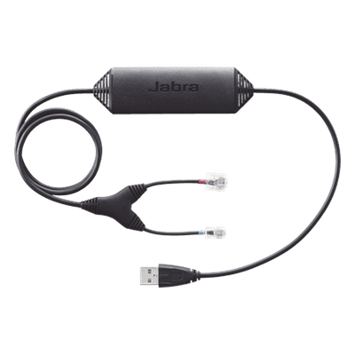 Descolgador electrónico EHS / USB / Alcance 450 pies (137 m) / Firmware actualizable LINK-14201-30 JABRA