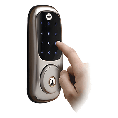 Cerradura electrónica / Teclado táctil y llave mecánica / 250 usuarios Z-Wave / 4 baterías AA / 1 año autonomía / 3 idiomas por voz 89537 YALE-ASSA ABLOY