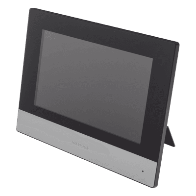 Monitor IP WiFi Touch Screen / Pantalla 7" / Resolución 1024 x 600 / Wi-Fi 2.4 GHz / Ethernet 10/100 Mbps / PoE Estándar / Audio Bidireccional / Integración 16 Cámaras IP 2 MP