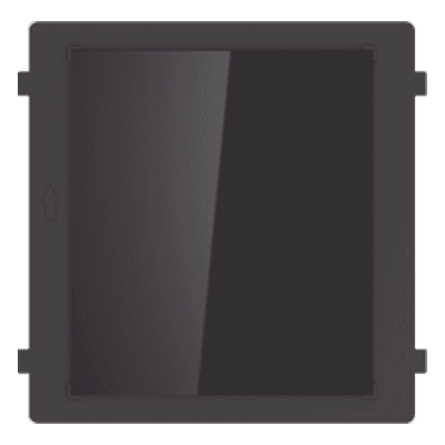 Módulo de Tapa Ciega / Compatible con Bases de 2 y 3 Espacios / Reemplazo sin Herramientas / Material Resistente a Condiciones Ambientales DS-KD-BK HIKVISION