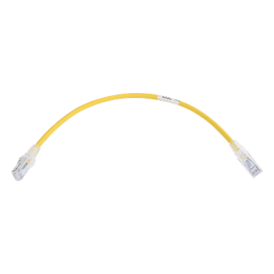 Patch Cord Cat6 UTP / 250 MHz / CM/LS0H / 0.3 m (1 ft) / Amarillo MC6-01-05 SIEMON