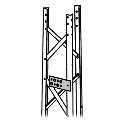 Guía de Cableado de Comunicación / Galvanizado en Inmersión en Caliente / Compatible Línea TITAN / 3 Unidades por Sección TRY-T-TXB Trylon