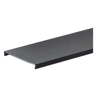 Tapa para Canaleta Ranurada / 32 mm Ancho / 1828.8 mm (6 ft) Largo / PVC Sin Plomo / UL94 V-0 / Negro C1BL6 PANDUIT