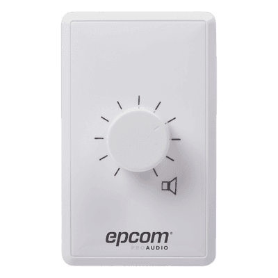 Control de Volumen / 100W / Línea 100V / Atenuación 33dB en 10 Pasos / Montaje Al Ras o Superficie SF-685 EPCOM PROAUDIO