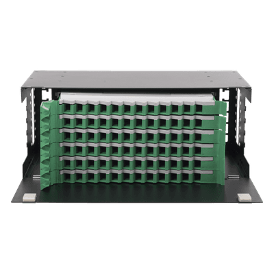 Distribuidor de Fibra Óptica / 72 Fibras / 19" / 4U / 6 Bandejas Deslizables / Vacío LP-ODF-8072 LINKEDPRO BY EPCOM