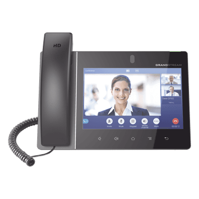 Video teléfono IP empresarial Android con pantalla táctil (1280x800) hasta 16 líneas y 16 cuentas SIP GXV-3380 GRANDSTREAM