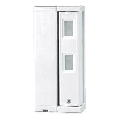 Sensor de Cortina Exterior / Alcance Ajustable 2 m (6.6 ft) o 5 m (16.4 ft) / Inalámbrico con Pilas / Inmunidad Mascotas 25 kg / IP Exterior 100% / SMDA Antifalsas FTN-R OPTEX