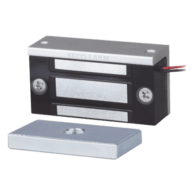 Chapa Magnética / 36 kg (80 lbs) / 12~24 VDC / Miniatura 70x31x19 mm / Protección MOV / Sin Magnetismo Residual / Montaje Completo E-941SA-80Q ENFORCER SECOLARM