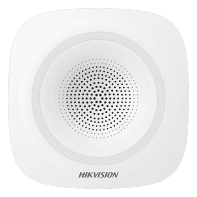 (AX HUB) Sirena Inalámbrica Interior para panel de alarma HIKVISION / 110 dB DS-PSG-WI HIKVISION