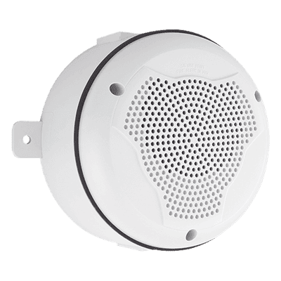 Bocina para exterior de montaje en techo / -40°C a 66°C / NEMA 4X e IP56 / Candelas ajustables / 131 ft rango de temperatura SPCW-K SYSTEM SENSOR