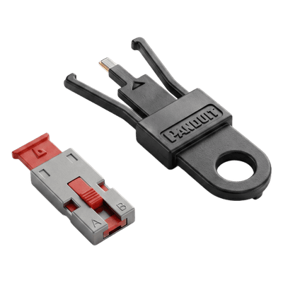 Bloqueador de Puertos USB Tipo A / Kit de 5 Unidades / Resistencia a Manipulaciones / Rango de Temperatura -35°C a 93°C / Llave de Extracción Incluida PSL-USBA PANDUIT
