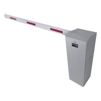 Kit de Barrera Vehícular Izquierda Color Gris y Brazo Ajustable de 3.6 a 5.5 m