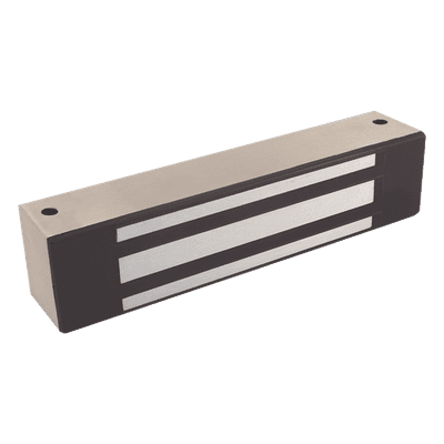 Chapa Magnética / 600 lbs (272 kg) / Acero Inoxidable Cepillado / Sellado Intemperie / -40 a +60°C (-40 a +140°F) / 12/24 VDC