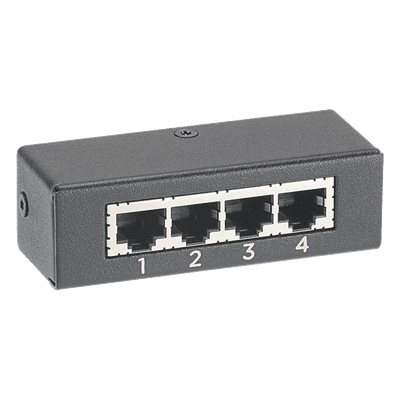 Hub de Sensores / 4 Puertos / Conexión UTP Cat.5e / Plug and Play / Hasta 6 Sensores por iPDU / 5 VCC EF001 PANDUIT
