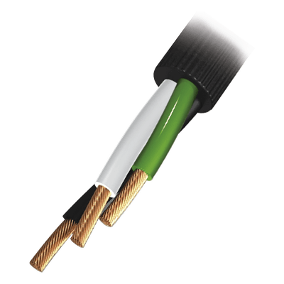 Cable de Uso Rudo / 3 Conductores / Calibre 14 AWG / 600 V / Rollo 100 m (328 ft) RQ37/100M INDIANA