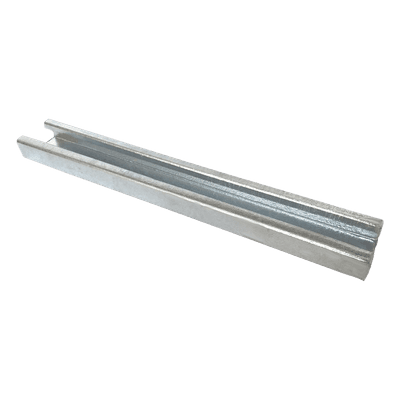 Unicanal liso / 4x2 pulgadas / 3000 mm / Calibre 12 / Galvanizado por inmersión en caliente / 9.84 ft UNL-4X2-U30-GAC CHAROFIL