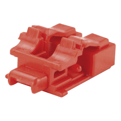 Kit de Bloqueo de Puertos / Fibra Óptica LC Duplex / 10 Unidades / Llave de Extracción Incluida / Color Rojo PSL-LCAB PANDUIT