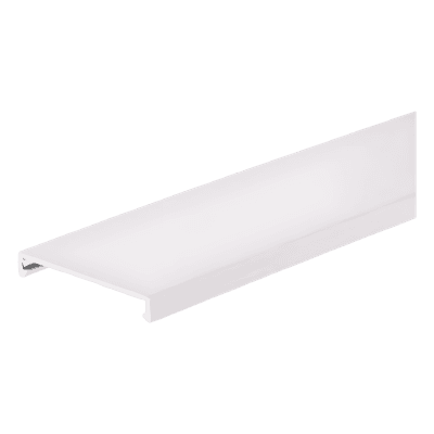 Cubierta de Conducto a Ras / 57.2 mm Ancho / 1.83 m Largo / PVC Sin Plomo / UL94 V-0 / Blanco C2WH6 PANDUIT