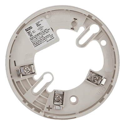 Base plug-in / 4 in (10.2 cm) / 15-32 VDC / Terminales a tornillo / Compatible con sistemas inteligentes / UL268, ULC S529 / Marfil B501-IV SYSTEM SENSOR