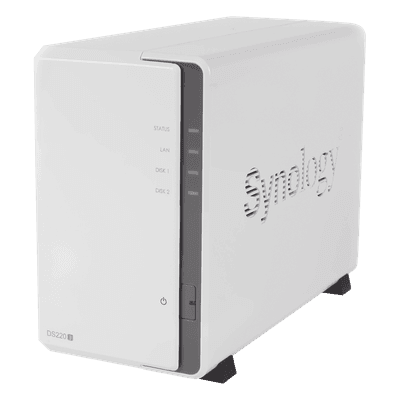 Servidor NAS de 1 Bahías / Hasta 16 TB / Servicio Nube Gratis (P2P) / Administración Remota y Respaldo Programado DS120J SYNOLOGY