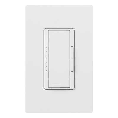 Atenuador de Pared Maestro RF PRO / 250 W LED / 500 W Incandescente / Fase Seleccionable / Neutro Opcional / RadioRA 2 y 3 / RF 431-437 MHz