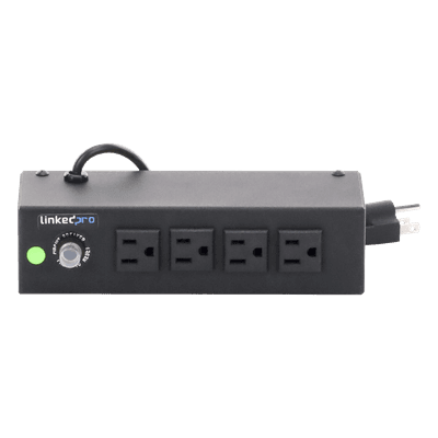 Regleta de Alimentación / 4 Contactos NEMA 5-15R / 120Vca / 10A Máx. / Montaje Escritorio o Pared HTCM-S1U LINKEDPRO BY EPCOM