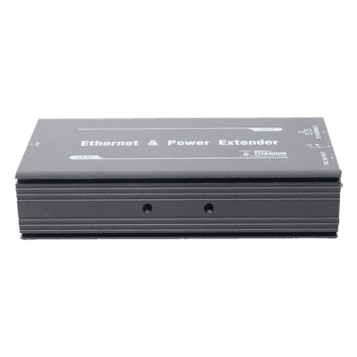 Receptor PoE Extensor / 1 Puerto / Alcance 600 m (1968.5 ft) / 60 W / 100 Mbps / Cascada 4 Nodos / Cat 5e/6 TT-8001R EPCOM TITANIUM