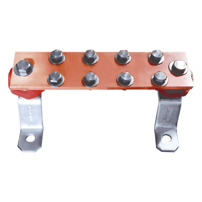 Barra Unión Muro / 1000A / Cobre 100% / Aisladores Rojos / TMGB-TGB / 3.28 ft LP-BUS-MURO LINKEDPRO BY EPCOM