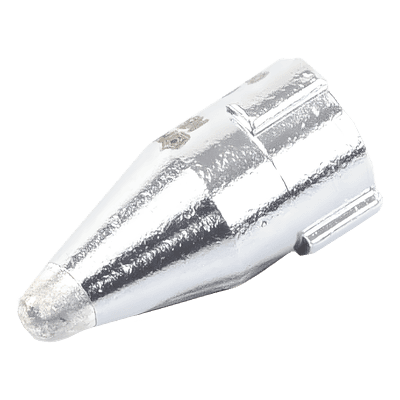 Boquilla desoldadora / Diámetro interno 1.0 mm (0.039 in) / Diámetro externo 2.5 mm (0.098 in) / Compatibilidad FR-300 / Aleación termorresistente N50B-04 HAKKO
