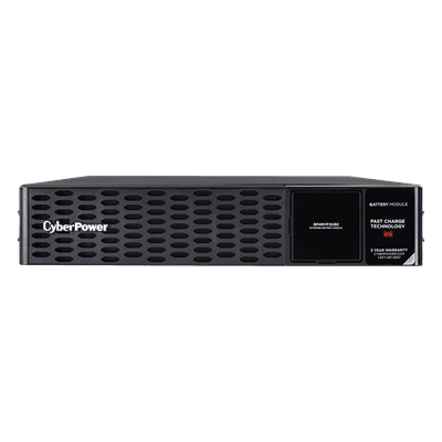 Módulo de Baterías Externas / 8 Baterías 12V/9Ah / Intercambiables en Caliente / Carga Independiente / Carcasa Metálica 2U BP48VP2U02 CYBERPOWER