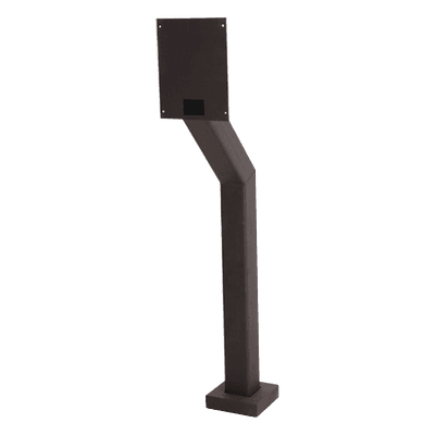 Poste de Montaje Offset / Exterior / Ajustable / Acabado Antirreflejo / 1.2 m (3.9 ft) 1200-037 DKS DOORKING