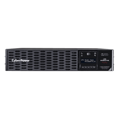 UPS / 1000 VA / 1000 W / Línea Interactiva / Onda Senoidal Pura / Torre o Rack 2 UR / 8 Tomas NEMA 5-15R / 120 Vca PR1000RTXL2U CYBERPOWER