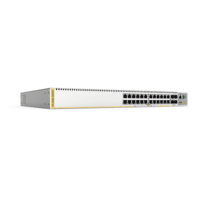 Switch Capa 3 / 24 x Gigabit / 4 x SFP+ 10G / Stackeable / Doble Fuente / 128 Gbps / 95.2 Mpps AT-X530L-28GTX-10 ALLIED TELESIS