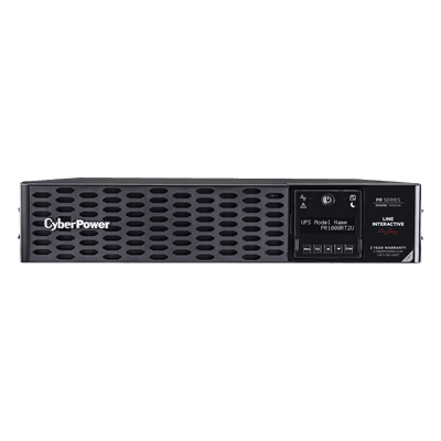 UPS de Rack / 1000 VA / 1000 W / Línea Interactiva / Onda Senoidal Pura / 8 Tomas NEMA 5-15R / 2 UR PR1000RT2U CYBERPOWER