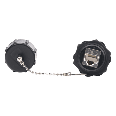Acoplador Industrial / Cat 6 Blindado / IP67 Waterproof / -10°C a 60°C / 750 Ciclos / 50μm Oro LP-C6WP-CP LINKEDPRO BY EPCOM
