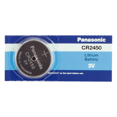 Batería de Litio tipo Moneda 3V / CR2450 ( Batería no recargable ) CR2450 PANASONIC