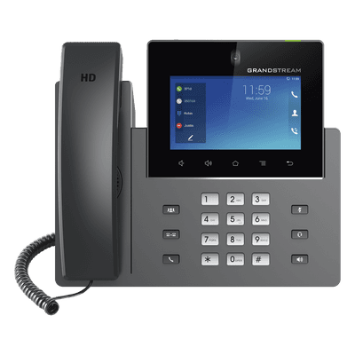 Videoteléfono IP pantalla táctil con android de 16 líneas, doble puerto Gigabit, PoE/PoE+ GXV-3350 GRANDSTREAM