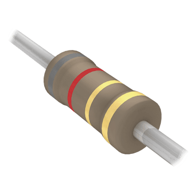 Resistencia Axial / Película de Carbón / 8.2 Ω / 1/4 W / 5% / 250 V / -55°C a +155°C 8.2QBK-ND SYSCOM
