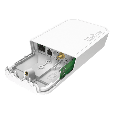 Gateway LoRa / 902-928 MHz / WiFi 4 2.4 GHz / 300 Mbps / Exterior -40°C a 60°C / PoE 7W WAP-LORA9-KIT MIKROTIK
