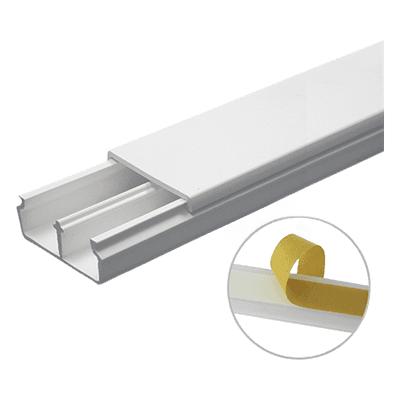 Canaleta PVC / 35 x 17 mm / 6 ft (1.83 m) / Autoextinguible / Resistente UV / NOM-001-SEDE-2005 TMK-1735-CC THORSMAN