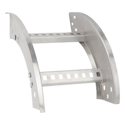 Curva Vertical Exterior / Perfil Z / Peralte 3 1/4" / Ancho 12" / Radio 8" / Aluminio
