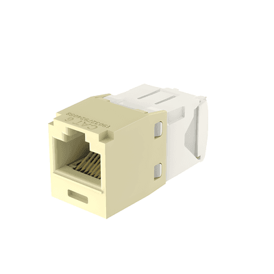 Conector Jack RJ45 / Categoría 6 / 8 Posiciones 8 Cables / Terminación sin Herramienta de Impacto / Color Marfil CJ688TGEI PANDUIT