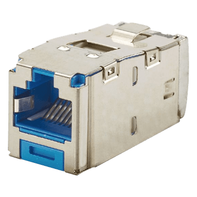 Conector Jack / Blindado / Cat 6A / 8P8C / TG Mini-Com / Terminación sin Impacto / -10°C a 65°C / 22-26 AWG CJS6X88TGBUY PANDUIT