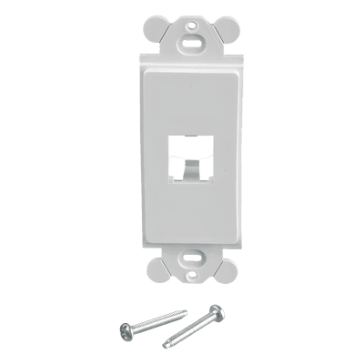 Marco de Módulo / 1 Espacio Mini-Com / Para Placa Frontal GFCI / Color Blanco CFG1WH PANDUIT